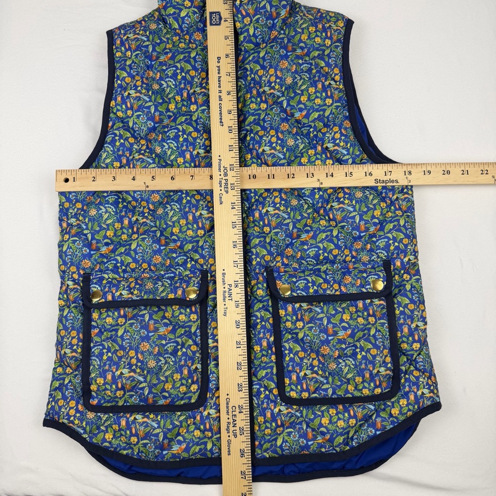 J.Crew x Liberty of London Catesby Floral Excursion Vest Quilted Puffer Small - Picture 6 of 14